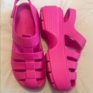 Pink Jelly Sandals
